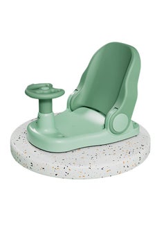 Beauenty Baby Bath Seat,Baby Bathtub Seat for Sit-up,Baby Shower Chair Infant Toddler Bath Seat for Baby 6-36 Months with 4 Secure Suction Cups,Adjustable Backrest Support (Green)  - Image 1