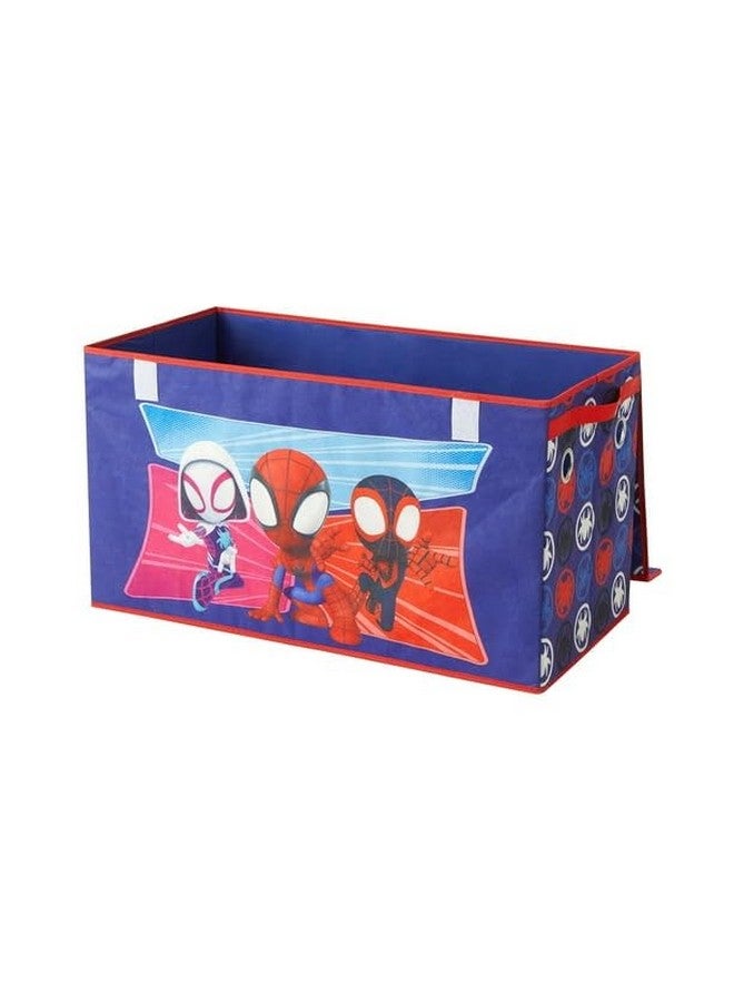 Idea Nuova Marvel Spidey and His Amazing Friends 4 Piece Room Solution Storage Set,Toy Organizer, Collapsible Bins & Hamper for Kids Bedroom or Playroom - Image 2