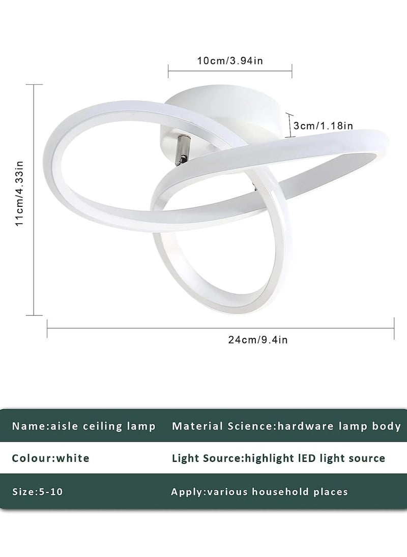 Goeco Modern LED Ceiling Light Ceiling Lamp   Flower-Shaped for Bedroom Kitchen Living Room  - Image 2
