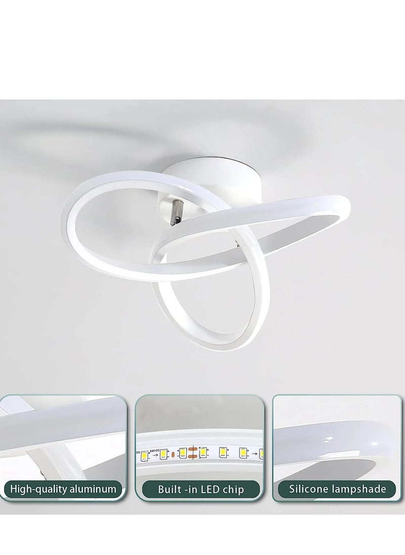 Goeco Modern LED Ceiling Light Ceiling Lamp   Flower-Shaped for Bedroom Kitchen Living Room  - Image 3