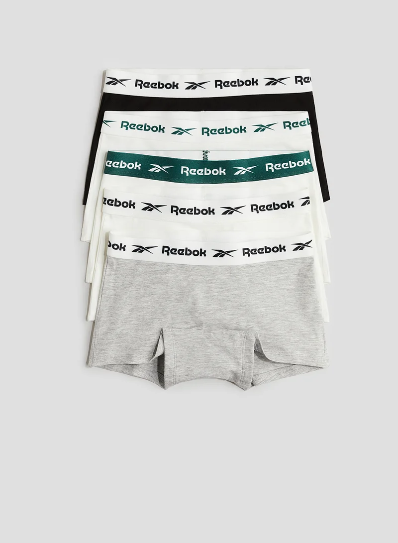 Reebok 5-Pack Cotton Boxer Briefs