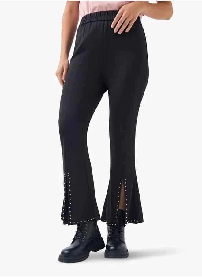 2Xtremz 2Xtremz Embellished Flared Leggings