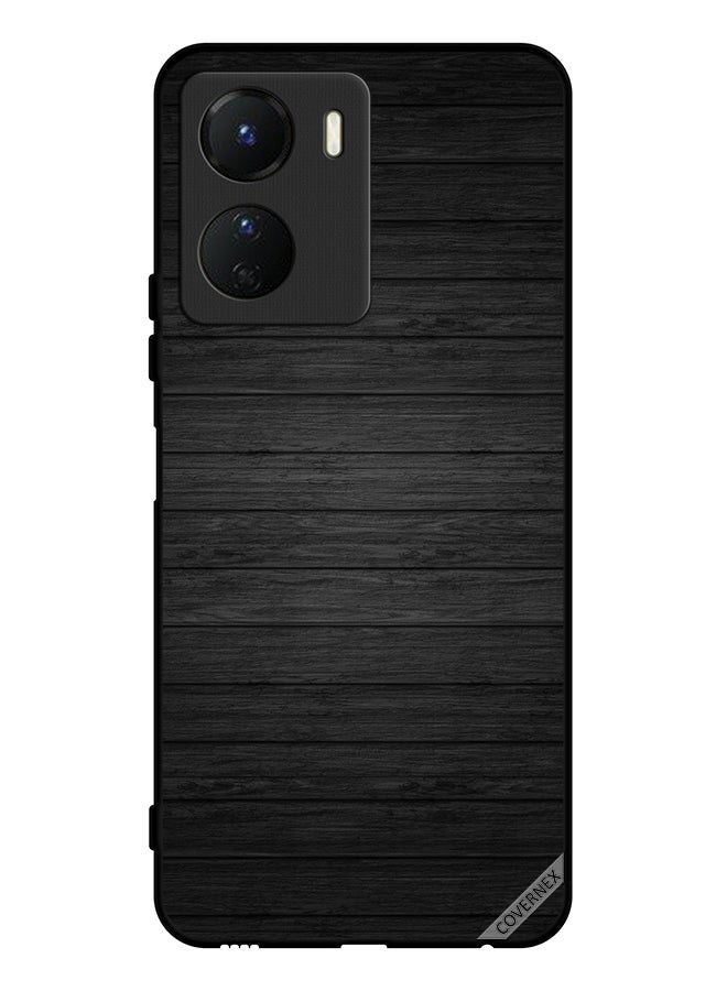 Covernex Protective Case Cover For Vivo Y16 Dark Wooden Pattern - Image 1