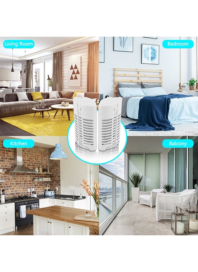Mosquito Repellent, Electronic Bug Zapper Plug in with UV LED Light, Powerful Electric Mosquito Fly Zapper, Insect Trap Lamp for Indoor