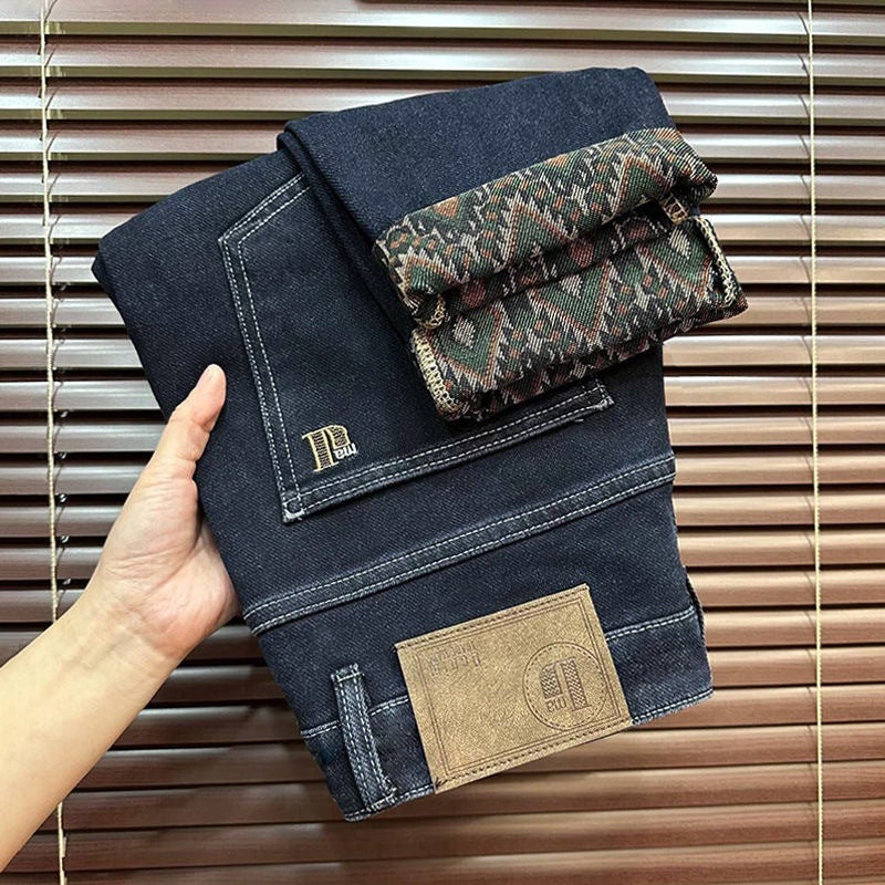 Mens Spring Slim Stretch Jeans New Arrival 2268 blue [thick style] 
