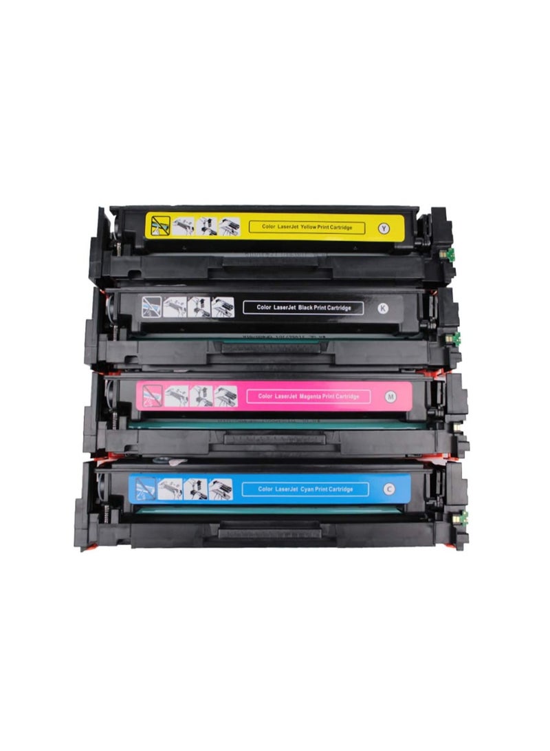 Terabyte 045 Full Combo Set This Compatible toner cartridge is suitable for Printer Canon i-Sensys MF635Cx, MF631Cw, MF633Cdw, LBP613Cdw, LBP611Cn 045 Black Cyan Magenta Yellow - Image 1
