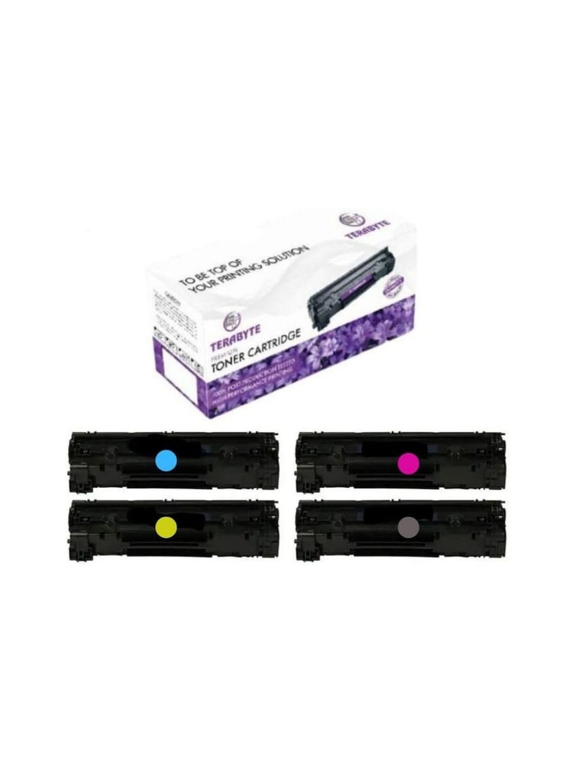 Terabyte 045 Full Combo Set This Compatible toner cartridge is suitable for Printer Canon i-Sensys MF635Cx, MF631Cw, MF633Cdw, LBP613Cdw, LBP611Cn 045 Black Cyan Magenta Yellow - Image 2