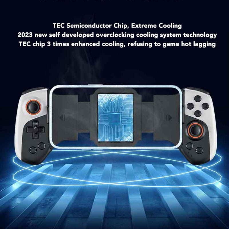 XUMIUZIY Bluetooth Mobile Game Controller for Android & & Wireless Telescopic Gamepad with Radiator & Joysticks, M1/M2 Programmable Button, Long Battery Life - Image 5