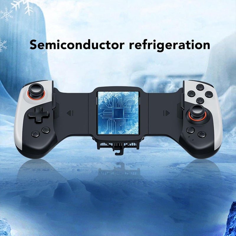 XUMIUZIY Bluetooth Mobile Game Controller for Android & & Wireless Telescopic Gamepad with Radiator & Joysticks, M1/M2 Programmable Button, Long Battery Life - Image 2