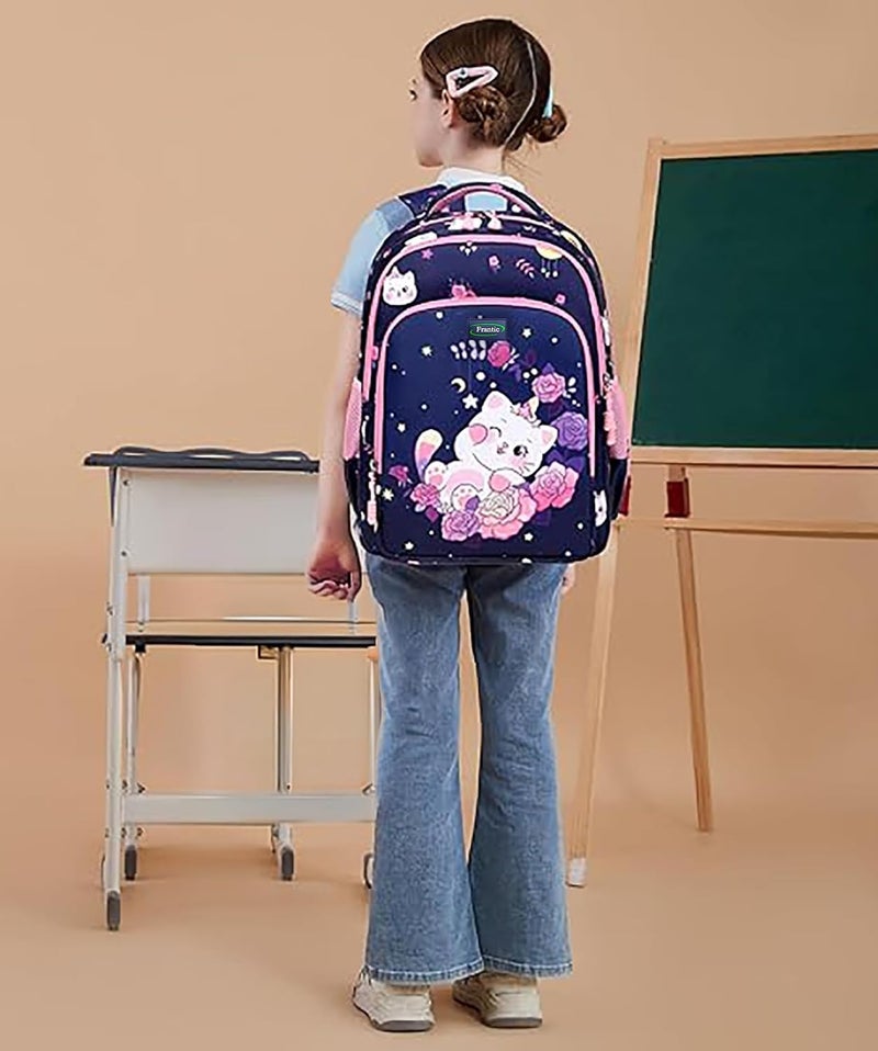 Frantic حقيبة ظهر مدرسية مطبوعة سعة 20 لتر / حقيبة مدرسية للأطفال من الصف 1 إلى 5 للأولاد والبنات الذين يذهبون إلى المدرسة - Image 5