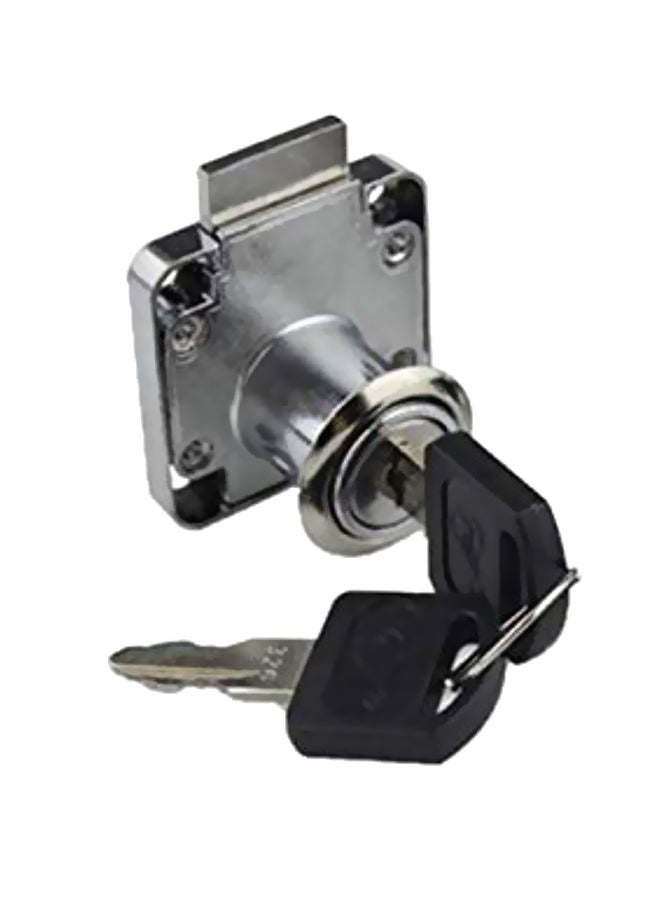 Generic Drawer Lock Silver/Black  - Image 2