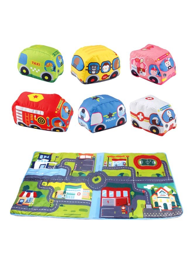 7-Piece Fabric Auto Set with Mats  - Image 1