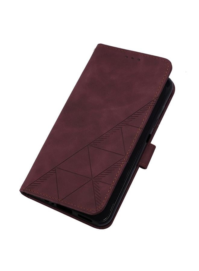 erorex Case For Tecno Camon 19 Pro 5G Crossbody 3D Embossed Flip Leather Phone Case - Image 4
