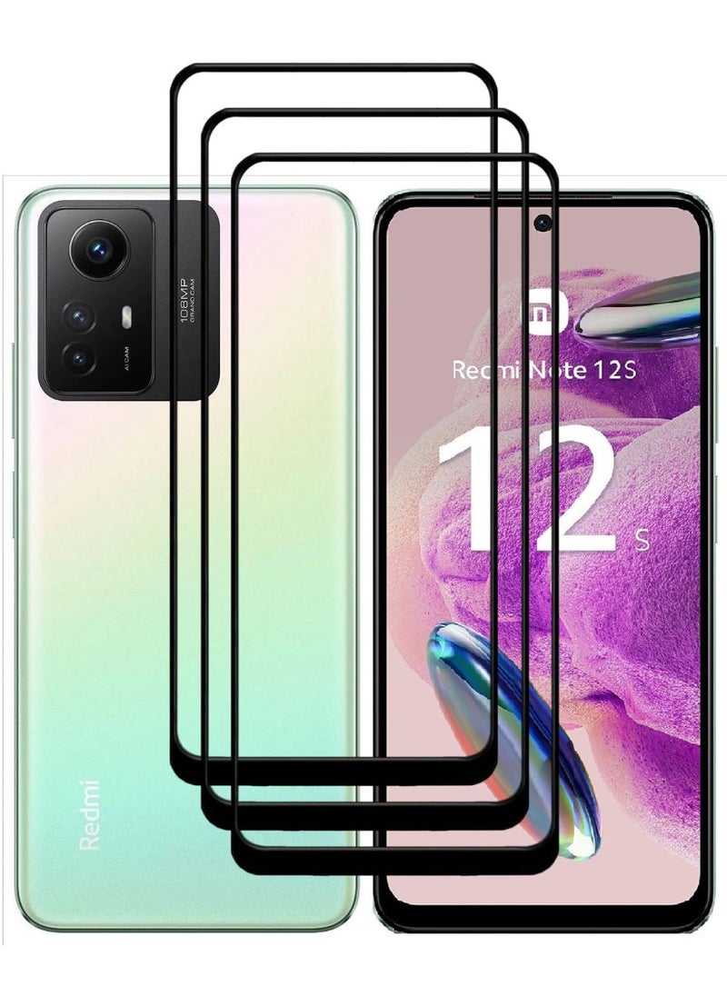 ACLIX 3 Pieces Antistatic ESD Dustproof Premium Quality High Definition Tempered Glass Screen Protector Designed For Xiaomi Redmi Note12S - Image 1