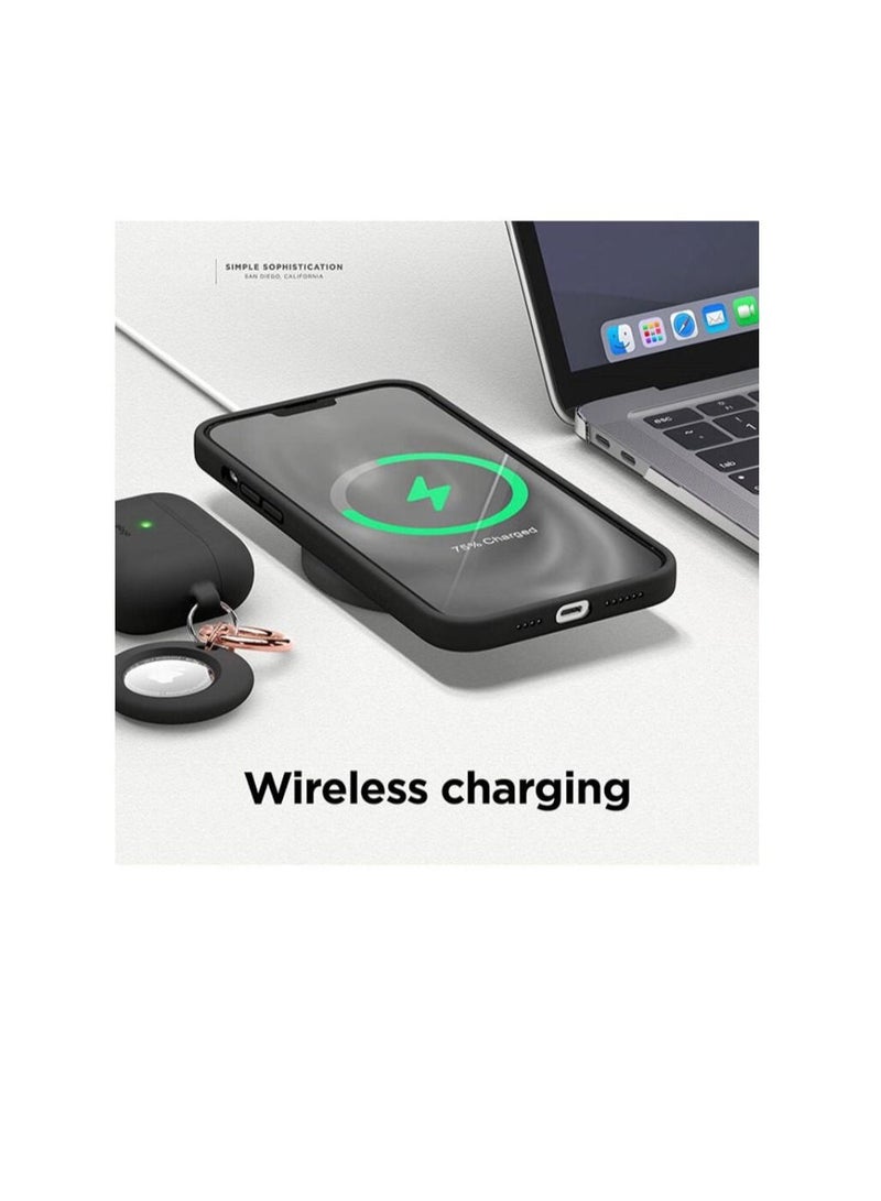 فيسوس علبة السيليكون السائل لـ Apple iPhone 13 Pro Max Case 6.7 بوصة أسود - Image 3