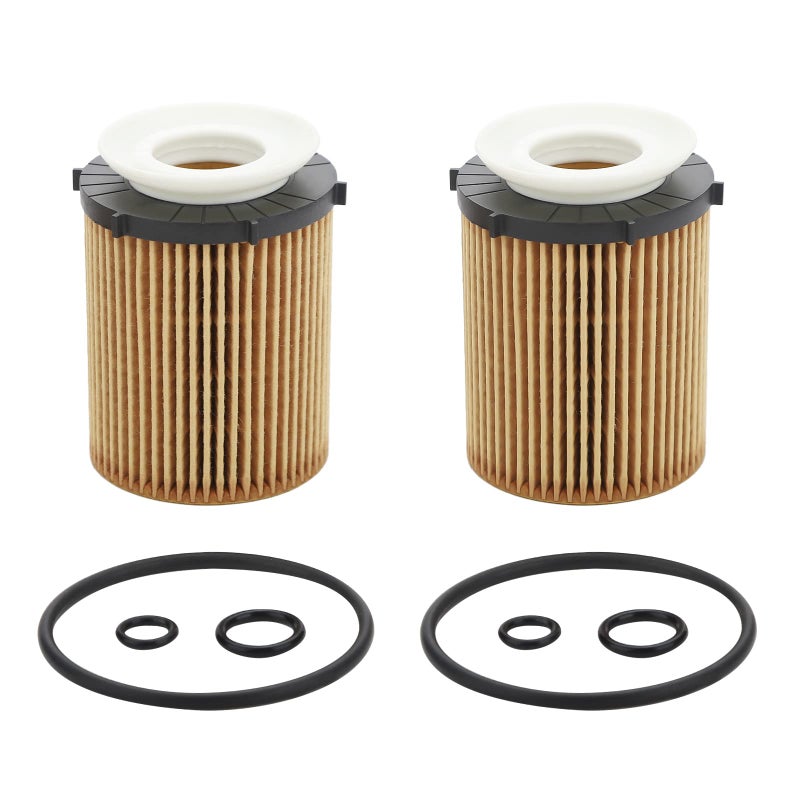 2 Pcs Oil Filter Compatible With INFINITI MercedesBenz Vehicle 20122023 C300 CLA250 E300 GLA200 GLC300 Metris SLC300 Sprinter 1500 2500 20172019 Q50 Q60 QX30 ReplaceHU7116Z HU7116z 2701800109