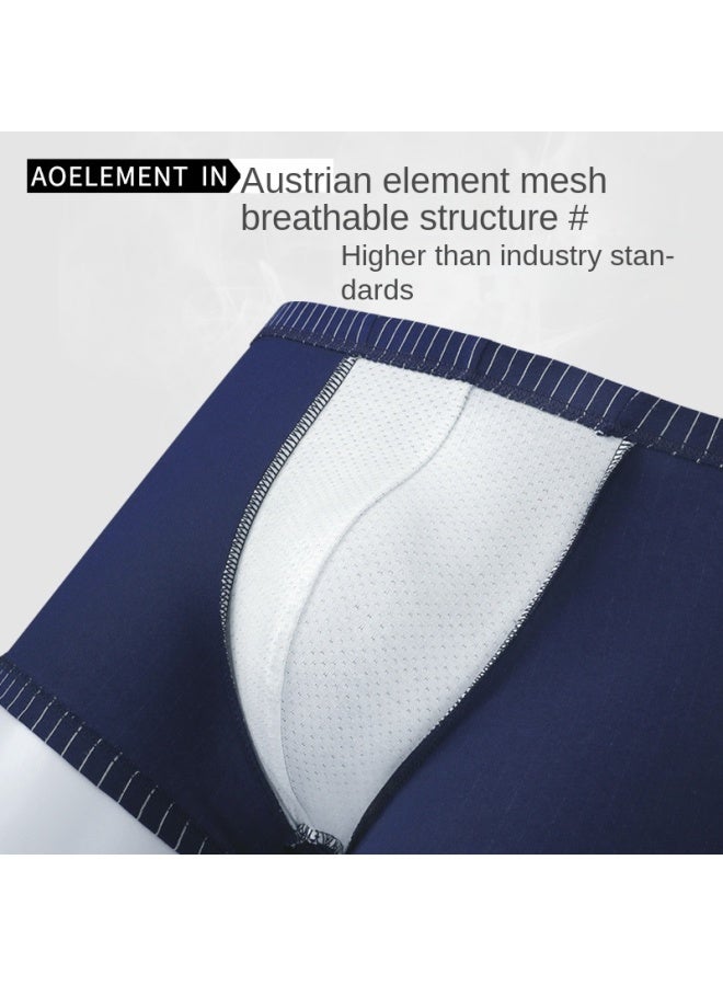 Austrian Element Men's Cotton Underwear Men's Simple Cotton Boxer Shorts Summer Thin Men's Sports Comfortable Breathable Boxer Shorts - Image 4