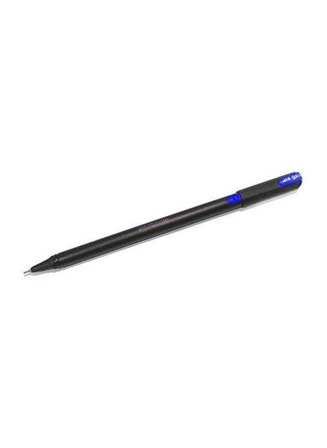 Pentonic Pentonic 0.6 mm Gel Pen Blister Pack | Black Body | Blue & Black Ink | Set of 10  - Image 2