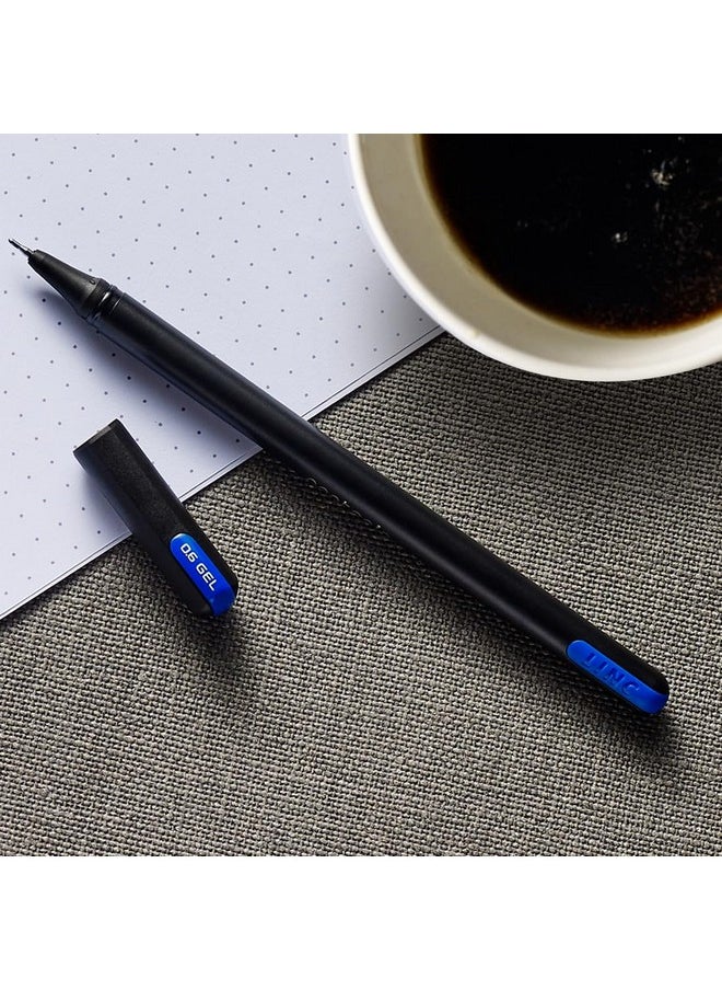 Pentonic Pentonic 0.6 mm Gel Pen Blister Pack | Black Body | Blue & Black Ink | Set of 10  - Image 5