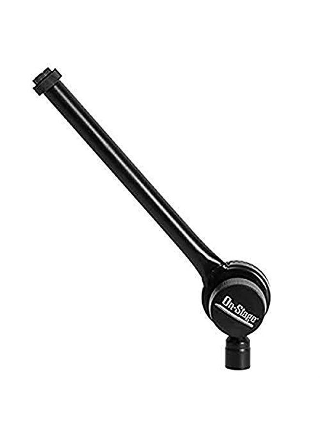 OnStage On-Stage Posi-Lok Mini Microphone Boom Arm, Black - Image 1