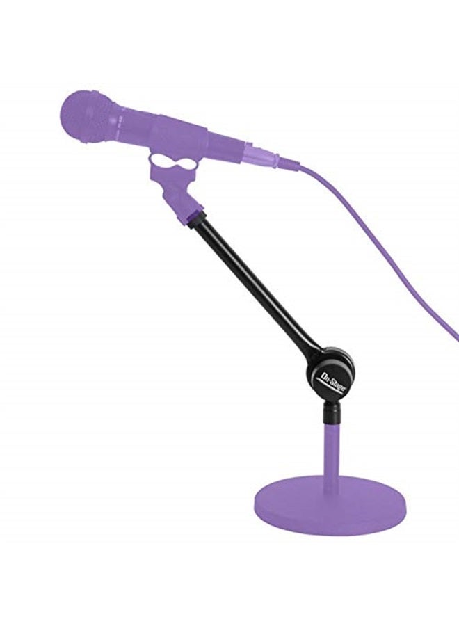 OnStage On-Stage Posi-Lok Mini Microphone Boom Arm, Black - Image 4