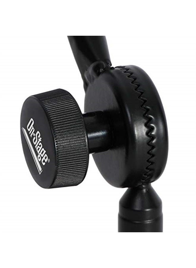 OnStage On-Stage Posi-Lok Mini Microphone Boom Arm, Black - Image 3