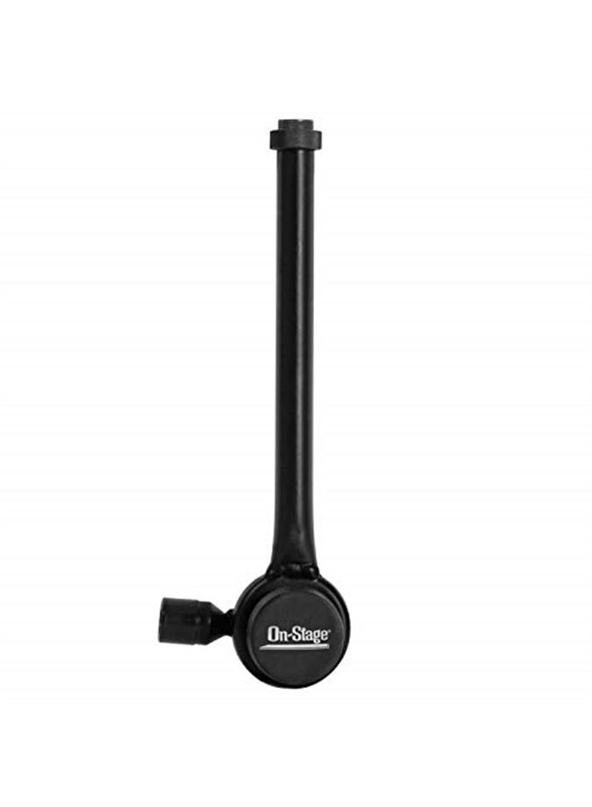 OnStage On-Stage Posi-Lok Mini Microphone Boom Arm, Black - Image 2