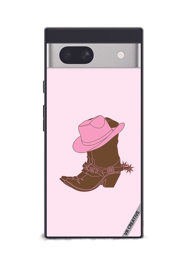 Protective Case Cover For Google Pixel 7a Boots Design Multicolour
