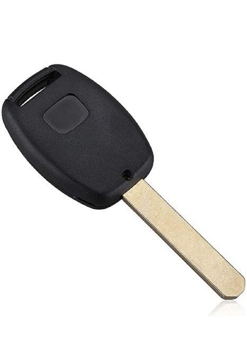2 Button Uncut Key Shell Case For Honda Accord Civic Jazz Fit City Odyssey CRV Pilot Replacement Key Shell