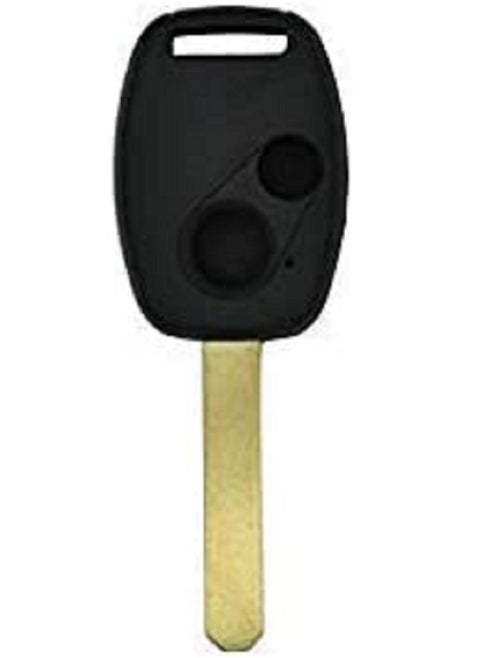 2 Button Uncut Key Shell Case For Honda Accord Civic Jazz Fit City Odyssey CRV Pilot Replacement Key Shell