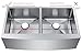 Starstar Sinks Protector Matte Black 304 Stainless Steel Kitchen Sink Bottom Grid Rack 26 L x 14 W - Image 2