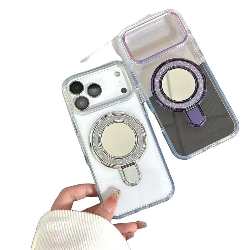 Acrylic MagSafe Case for iPhone 14 / 14 Plus / 14 Pro / 14 Pro Max with Drop Protection and Kickstand plus Shockproof plus Strong Magnetic plus Anti-Slip Grip in Multicolour - Image 5