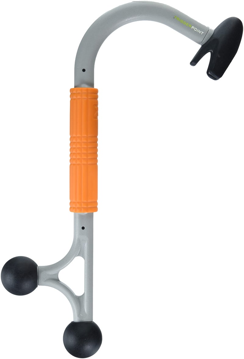 Trigger Point Performance AcuCurve Elite Massage Cane for Neck Back and Shoulders Gray