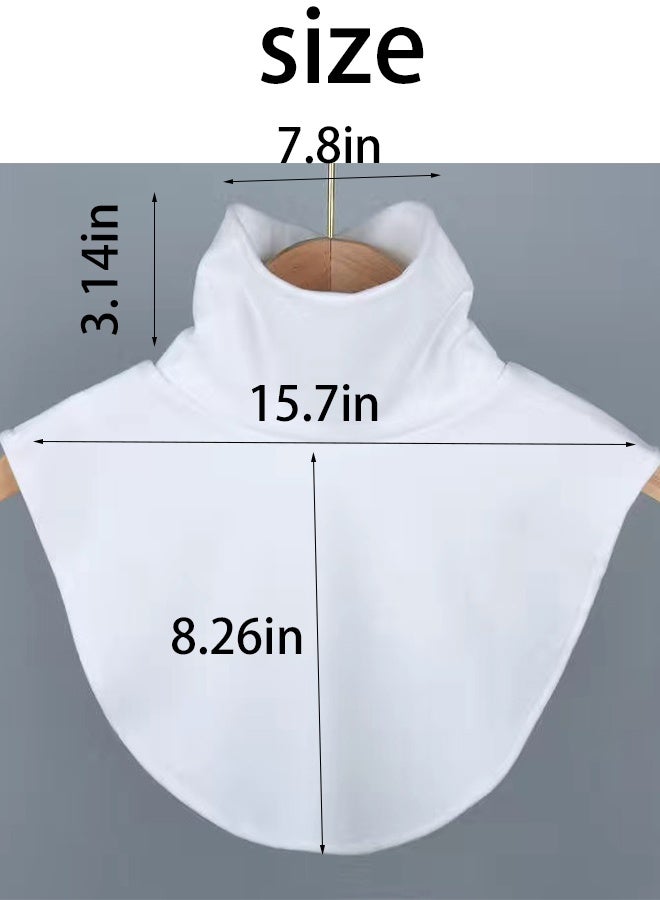 KANGLI 3 Pcs Fake Collar Detachable Turtleneck, Velvet Women's Mock Turtleneck Winter Collar Wrap for Women Girls - Image 5