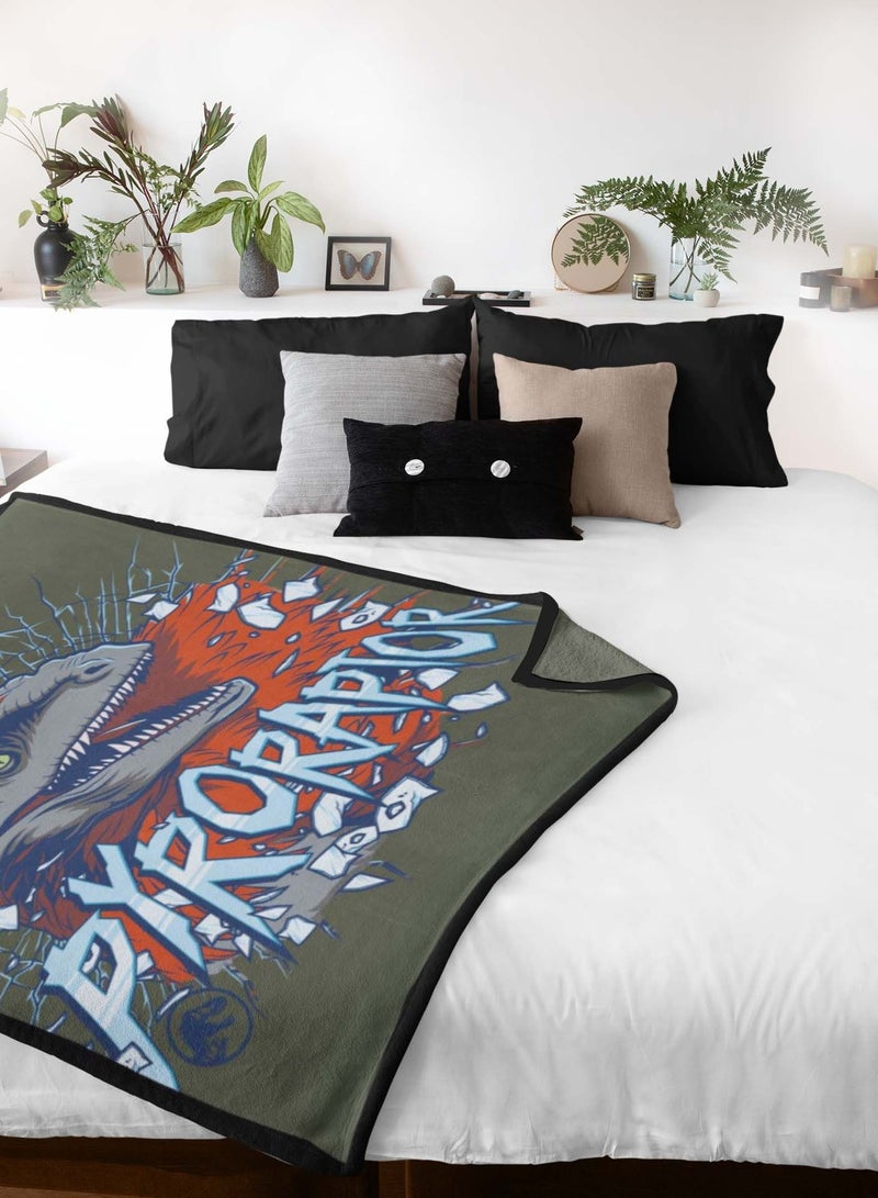 UNIVERSAL Universal Jurassic World Dominion Polar Fleece Blanket for Kids | All-Season, Ultra Soft, Fade Resistant (Official Universal Product)  - Image 3