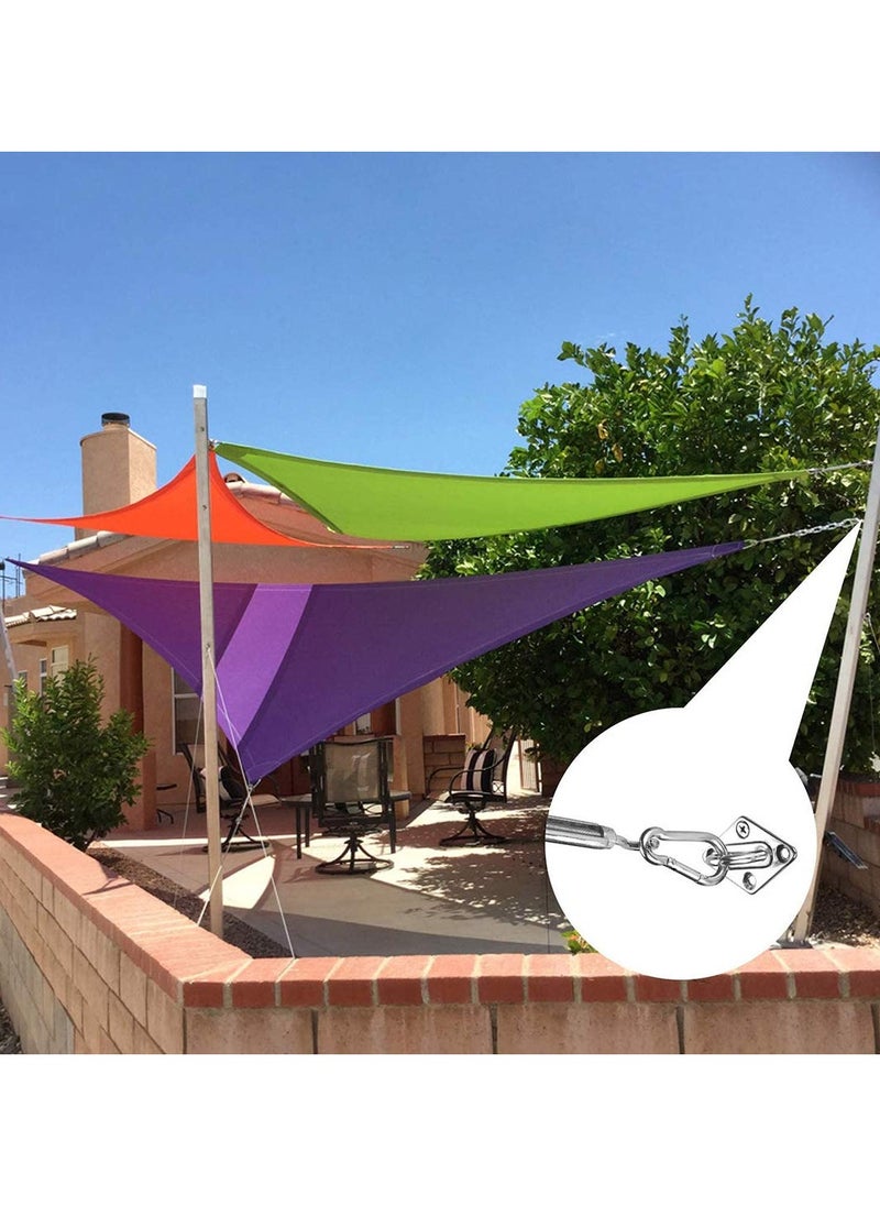 GNAFOTU Heavy Duty Sun Shade Sail Fixing Kit for Garden Triangle and Square, Rectangle 304 Stainless Steel Sun Shade Sail Fixing Hardware Accessories Kit  - Image 4