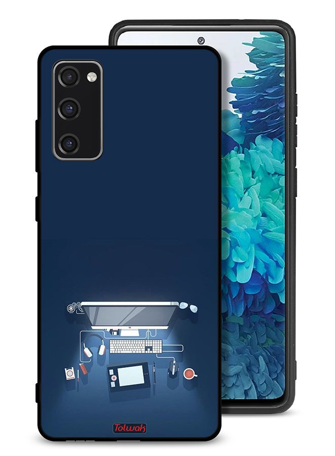 Tolwak Samsung Galaxy S20 FE Protective Case Cover Computer Desk Art - Image 1