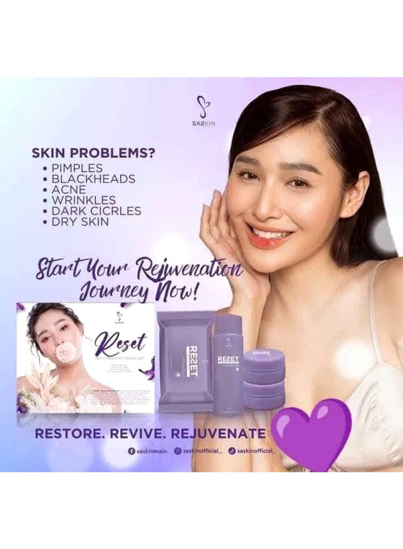 SASKIN Reset Rejuvenating Facial Set - Image 4