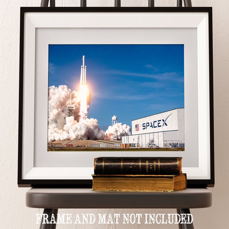 Make Em Laugh Astronomy Poster - SpaceX Rocket Launch v2-11x14 Unframed Art Print - Vintage Posters for Dark Academia  Space Poster for Astronomers and Space Exploration Enthusiasts - Image 3
