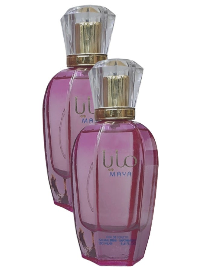مايا 2 قطع عطر مايا للنساء 100 مل - Image 1