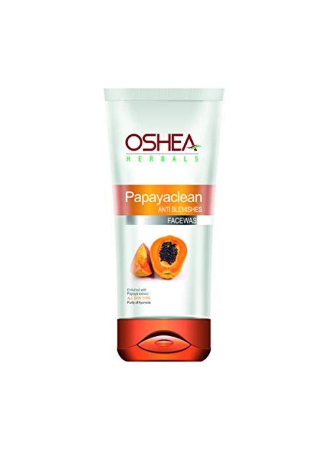 OSHEA - Papaya Clean Anti Blemishes Face Wash 150 G - Image 1