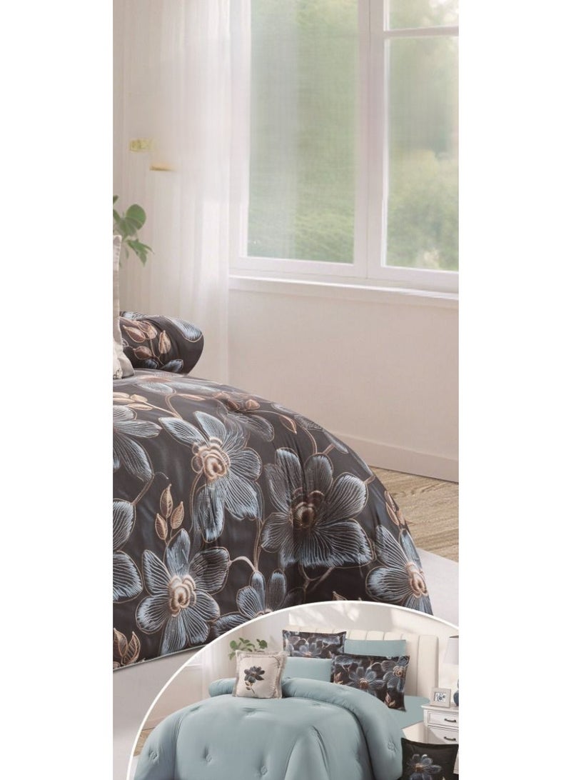 Horse single bed comforter set, 4 pieces Comfort for your sleep and elegance for your room - Image 4