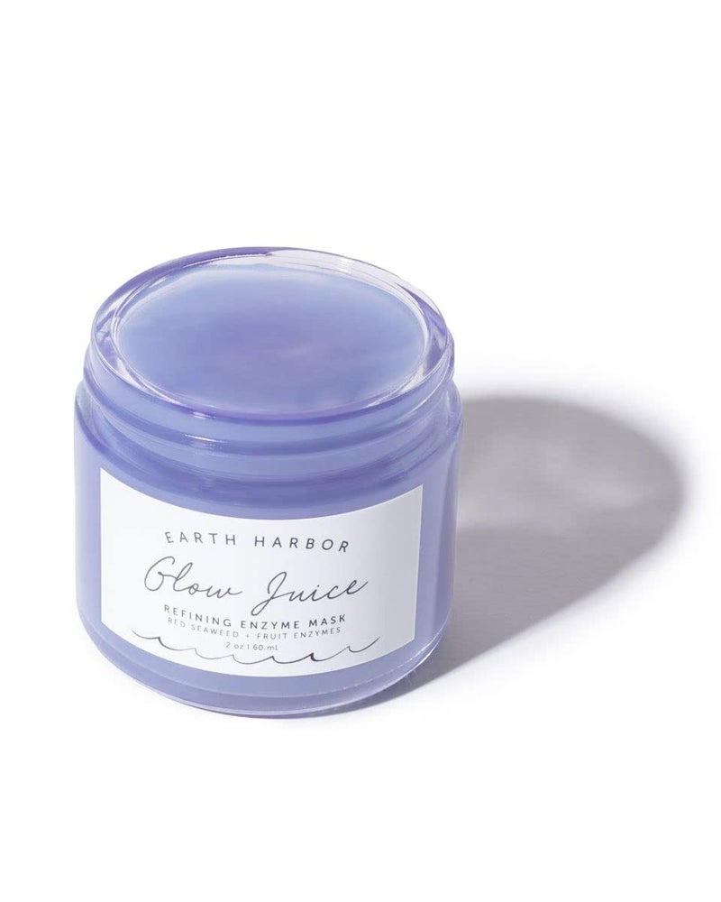 Earth Harbor | GLOW JUICE Refining Enzyme Mask | 100% Natural & Nontoxic | Red Seaweed + Fruit Enzymes | Brightens and Clarifies |2 oz - Image 2