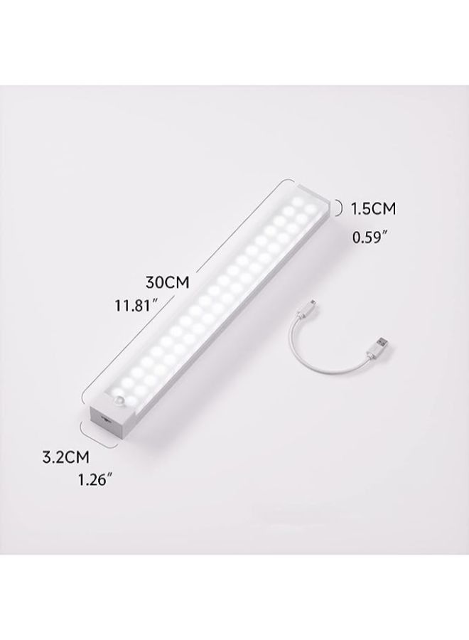 300mm Warm Indoor Under Cabinet Night Lights Wireless USB Rechargeable for Closet Hallway Stair Closet Kitchen - Image 2