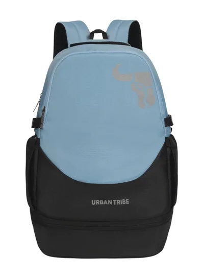 إربان ترايب URBAN TRIBE UthGear 33 Ltrs Stylish & Trendy |Water Ressistant |School Backpack For Kids | Boys & Girls (7 to 10 Year) (Sky Blue/Black)