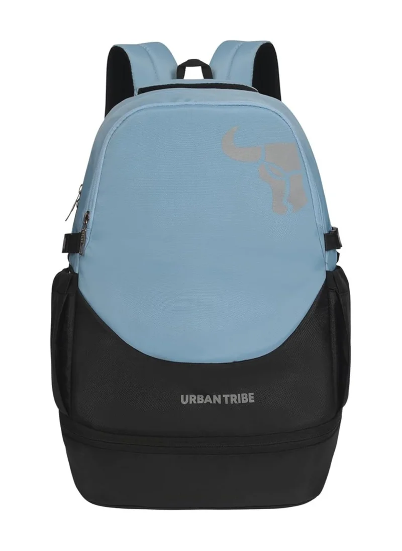 إربان ترايب URBAN TRIBE UthGear 33 Ltrs Stylish & Trendy |Water Ressistant |School Backpack For Kids | Boys & Girls (7 to 10 Year) (Sky Blue/Black)