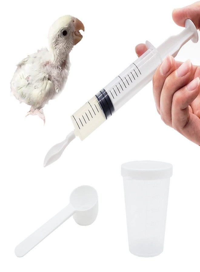FOIBURELY Baby Bird Parrot Small Pet Manual Feeding Syringe Set(3 pcs) - Image 1