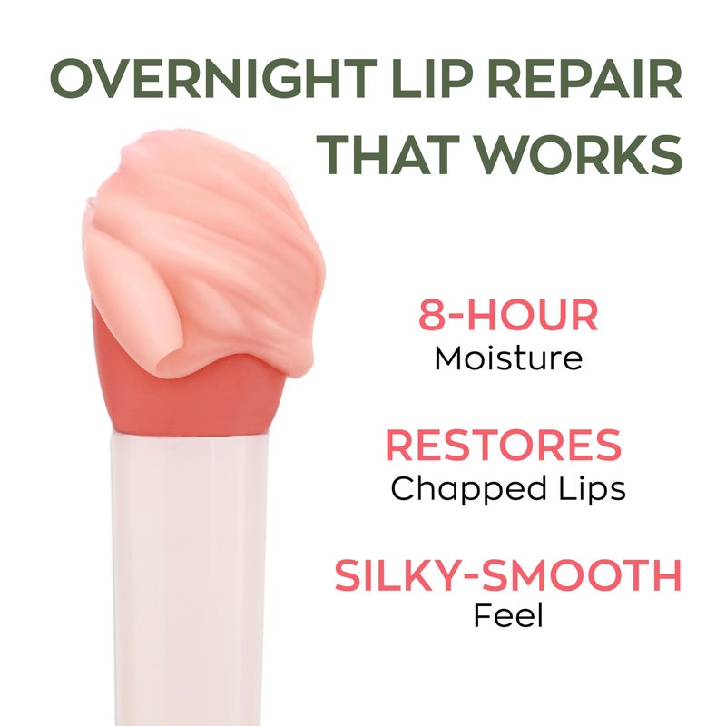 Elizabeth Mott Lip Sleeping Mask â€“ Overnight Treatment with Peptides to Repair, Hydrate & Restore Dry, Chapped, Cracked, Peeling Lips â€“ Moisturizing Collagen Balm to Soften, Smooth, Plump 0.71 oz - Image 4