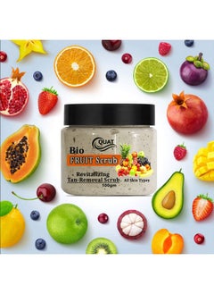 Quat Bio Fruit Face Scrub For Glowing Skinoilydry Skinwomenmen (100Gm)  - Image 4
