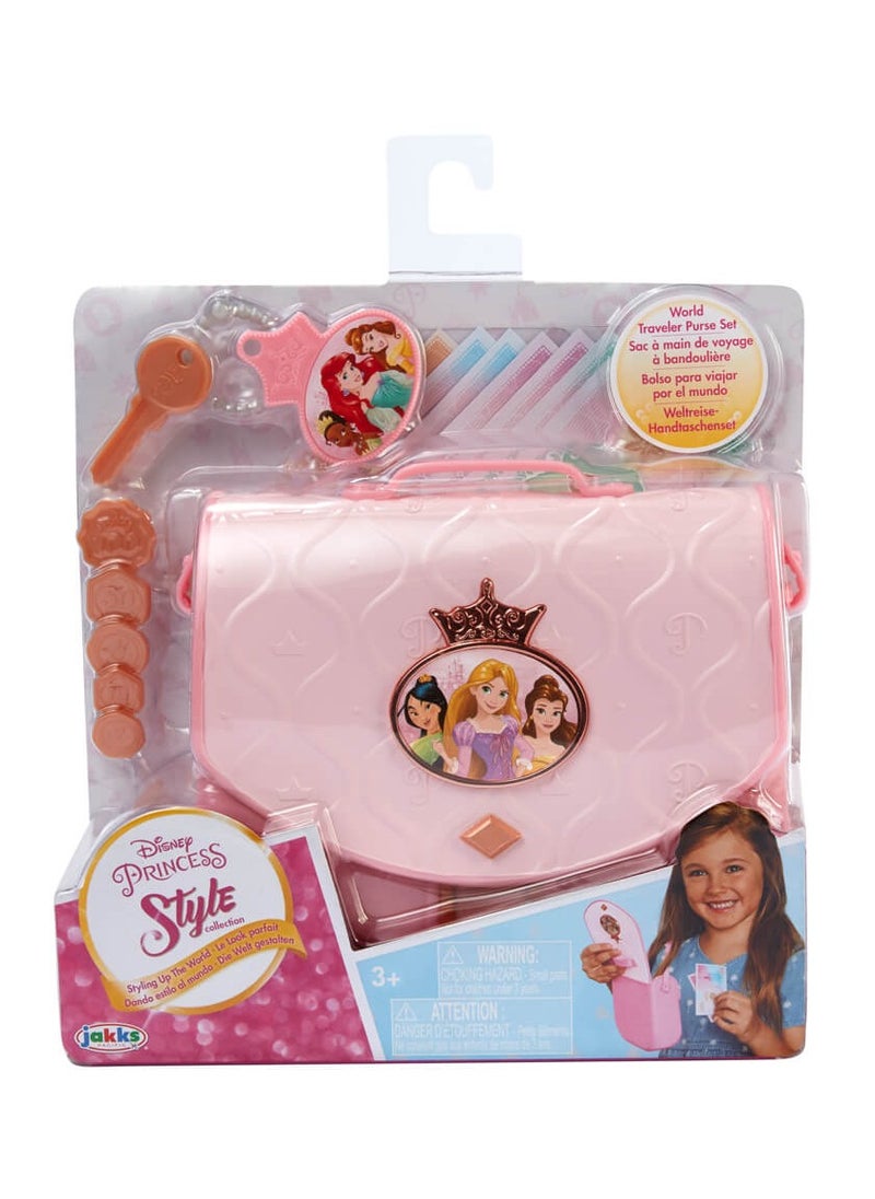 Jakks Disney Princess Style Collection World Traveler Purse Set  - Image 1